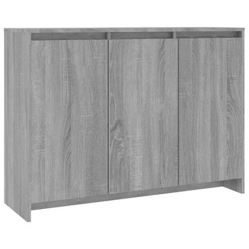 furnicato Sideboard Sonoma-Eiche Grau 102x33x75 cm Holzwerkstoff