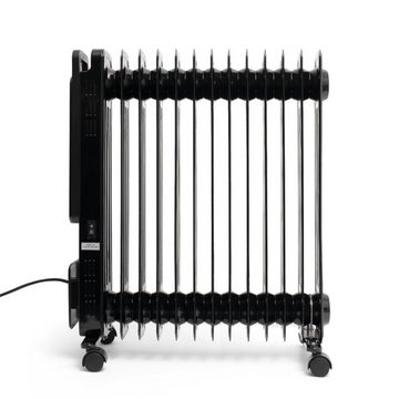 KLAMER Ölradiator KLAMER Ölradiator 2500 W, Elektroheizung energiesparend, 13 Rippen, 3…