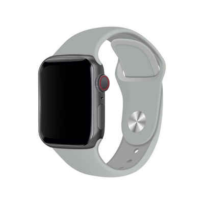 SmartUP Smartwatch-Armband Sport Armband für Apple Watch 1/2/3/4/5/6/7/8/9 SE Ultra, Sportband 38/40/41mm 42/44/45/49mm, Silikon Ersatz Armband