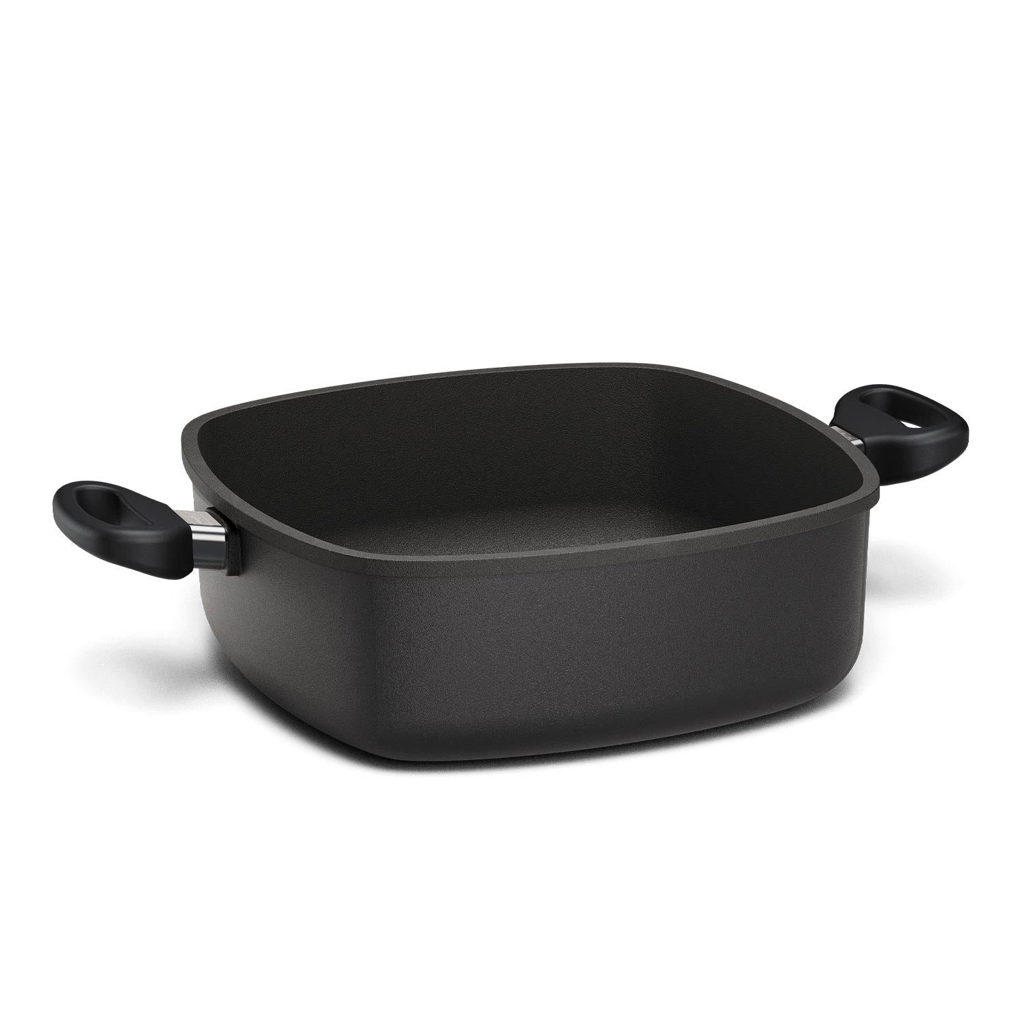 Hoffmann Germany Bräter STONIQ eckig 28×28 cm IQ-SHIELD PFAS-frei – Made in Germany, Aluguss (1-tlg), Seitengriffe, IQ-SHIELD Antihaft, eckig, 4,7 l, Induktion
