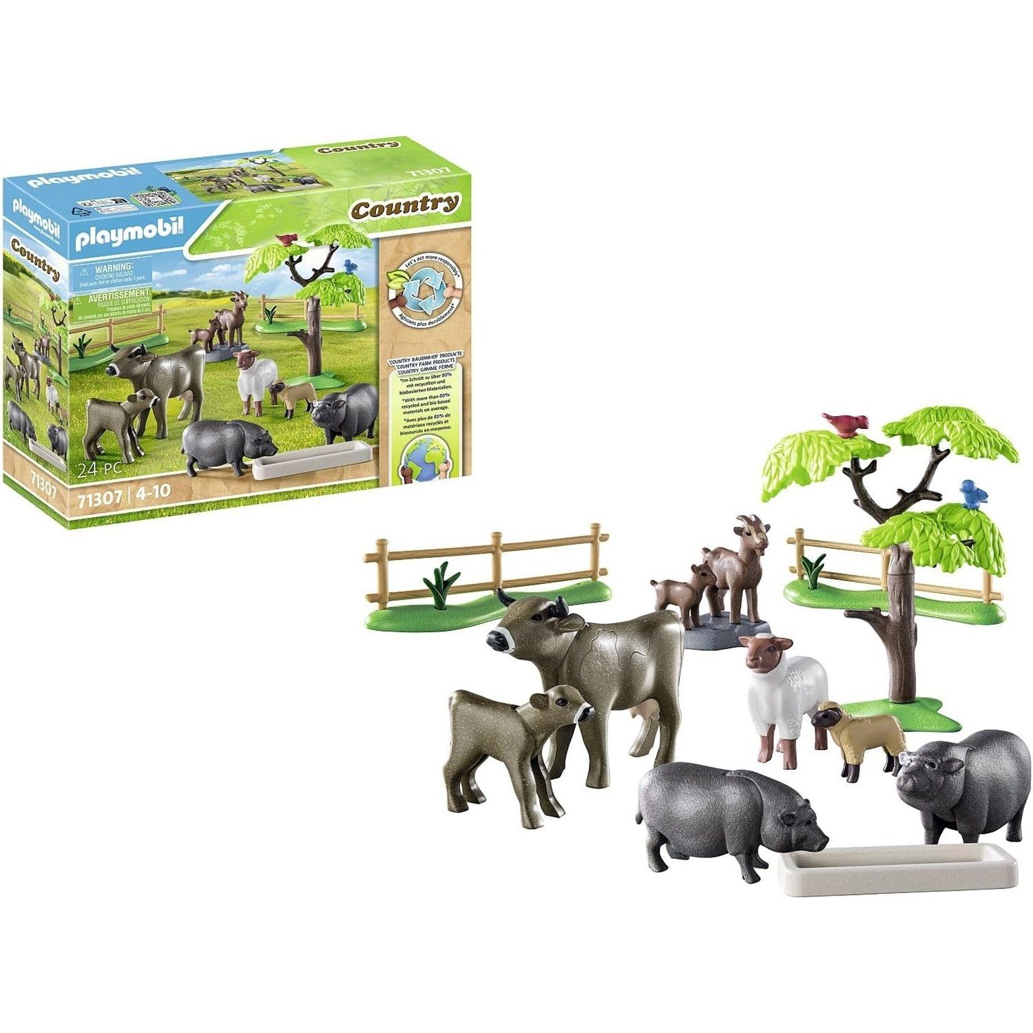Playmobil® 71307 Bauernhoftiere Konstruktions-Spielset günstig online kaufen