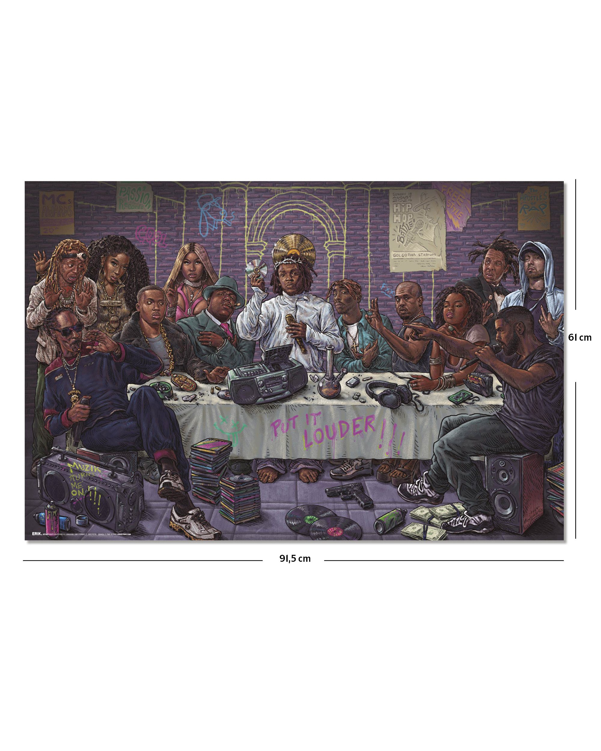 Grupo Erik Poster Hip Hop Poster The Last Supper 91,5 x 61 cm günstig online kaufen