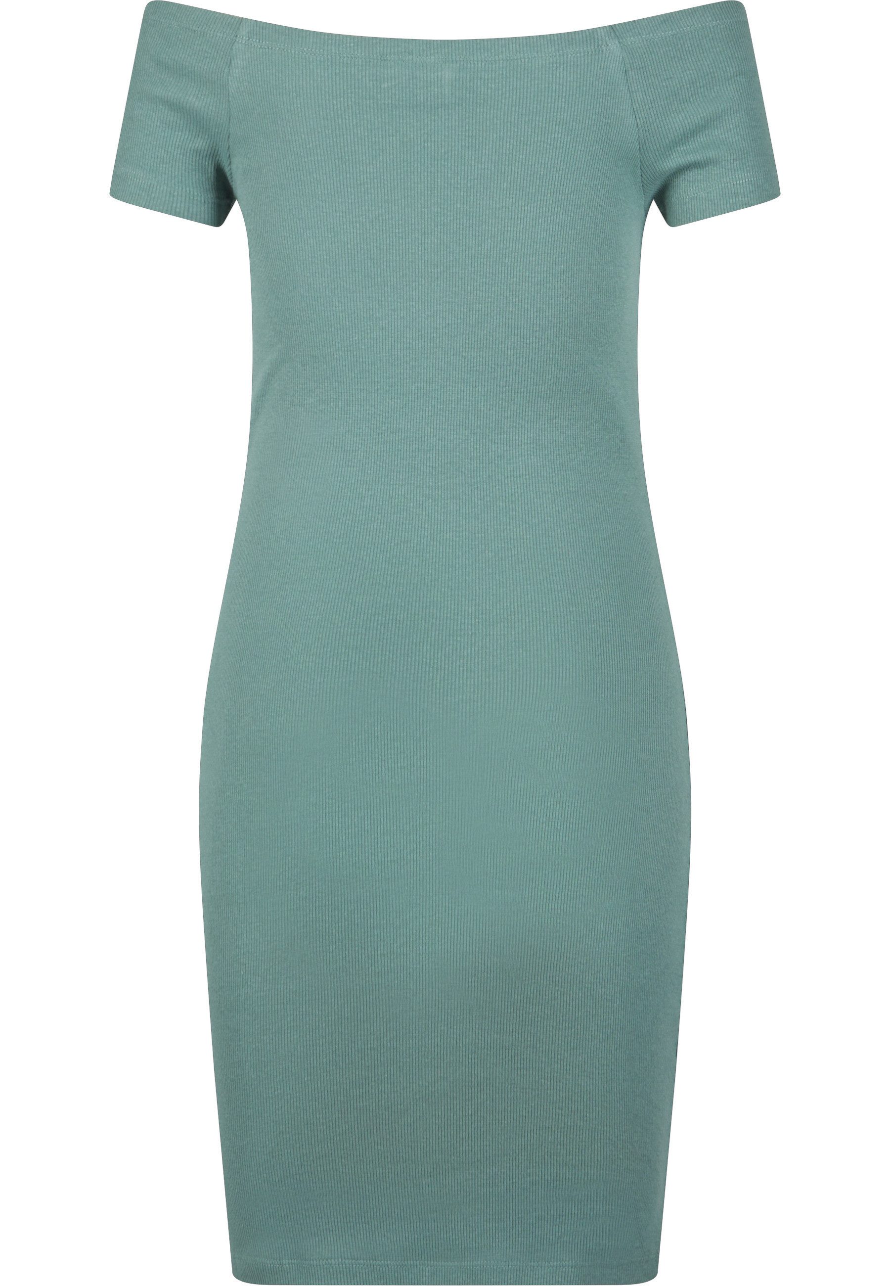 URBAN CLASSICS Shirtkleid Urban Classics Damen Ladies Off Shoulder Rib Dress (1-tlg)