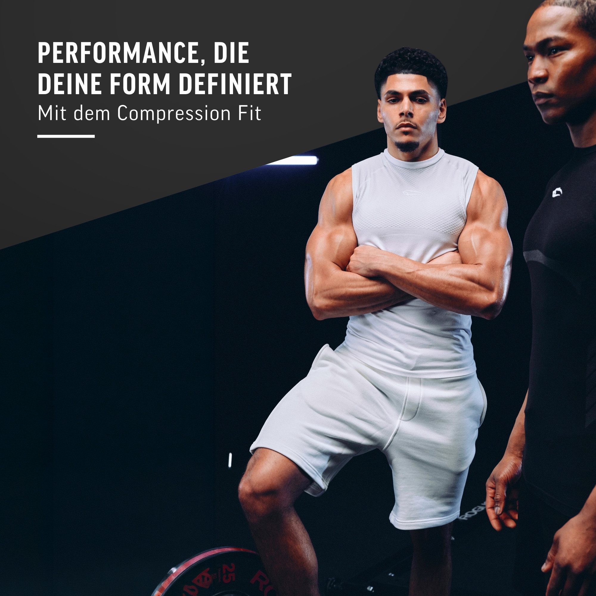 Smilodox Tanktop Carnos, Compression Tank Herren, Gym Shirt Seamless, Fitness Enganliegend, Seamless, Body-Mapping, atmungsaktiv, Stretch
