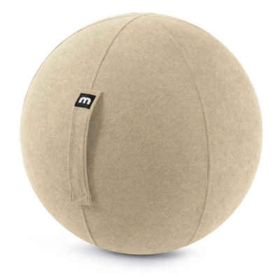 mokebo Sitzball »Der Sportliche«, ergonomische Sitzmöglichkeit für’s Büro & Homeoffice aus Webstoff in beige