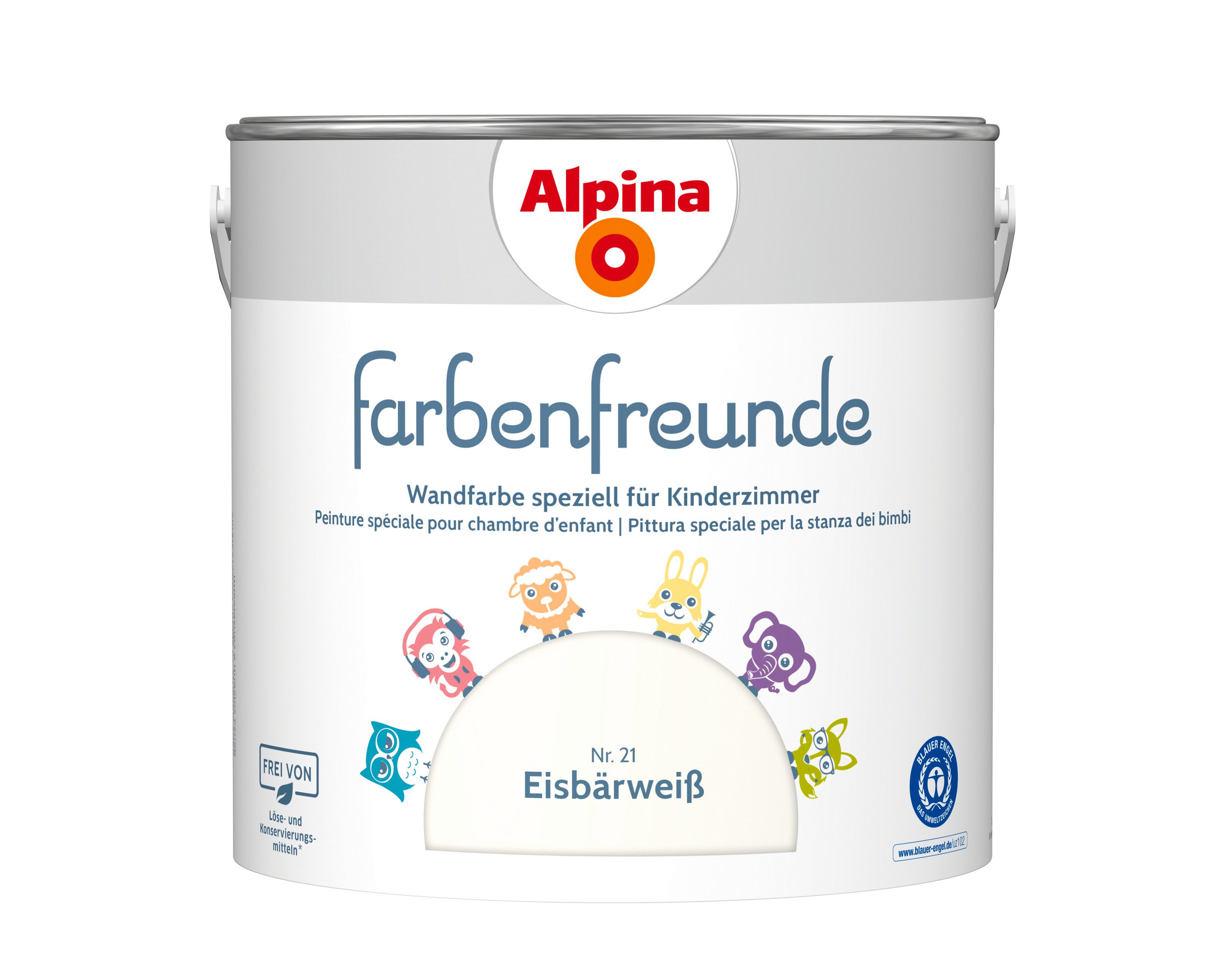 Alpina Wandfarbe Farbenfreunde 2,5 Liter matt