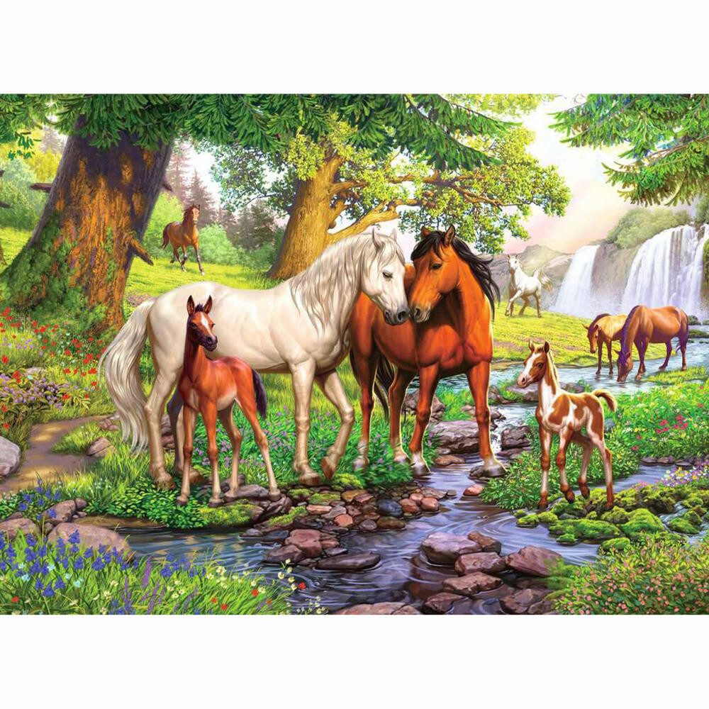 Ravensburger Puzzle Wildpferde am Fluss, 300 günstig online kaufen