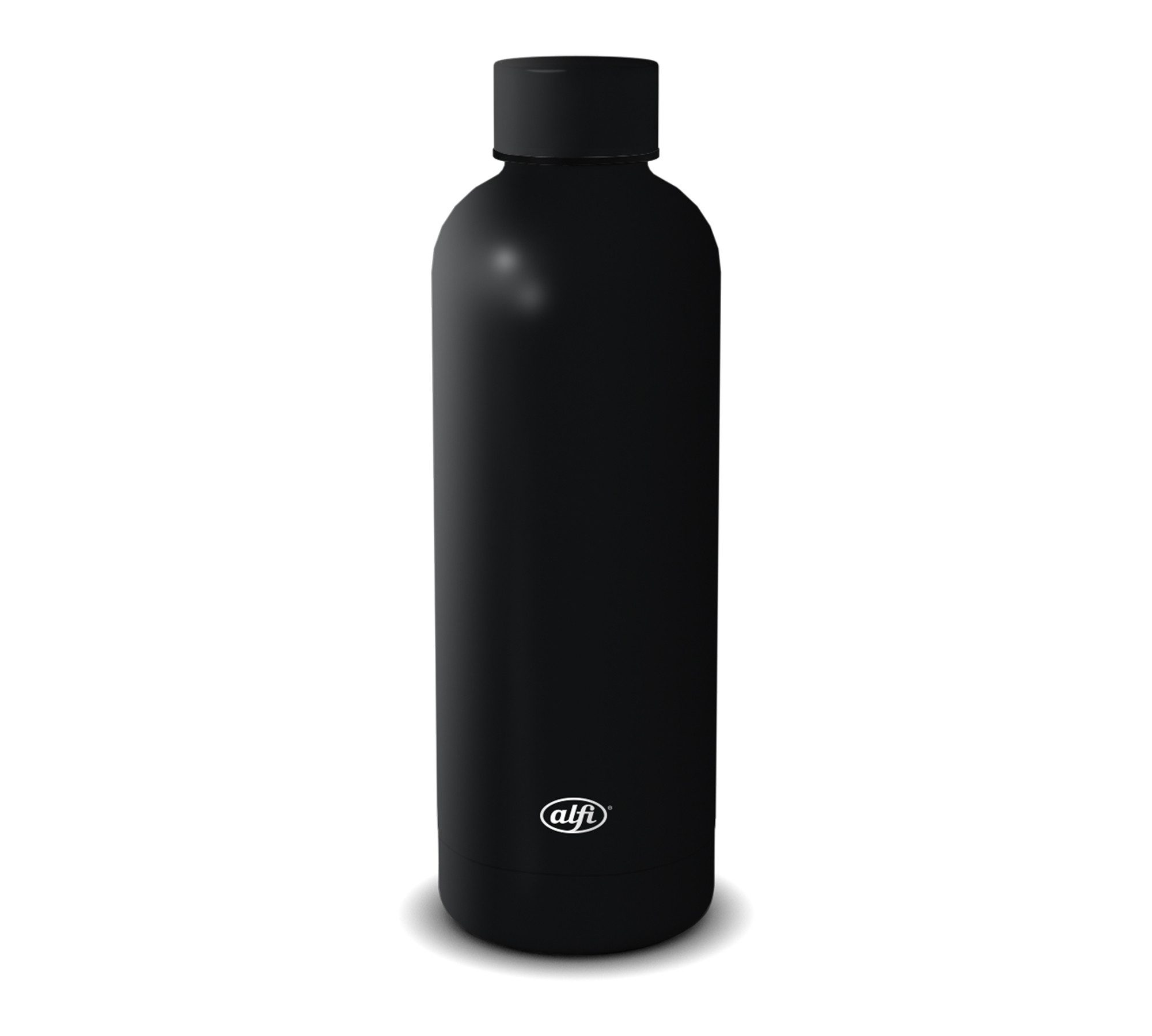 Alfi Isolierflasche BASICS BOTTLE, aus doppelwandigem Edelstahl, 0,50l, 12h kalt oder 6h heiß, absolut dicht