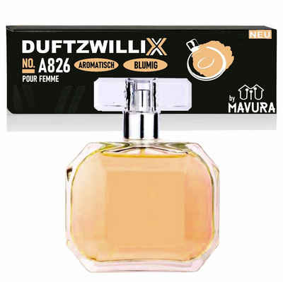 MAVURA Eau de Parfum DUFTZWILLIX No. A826 - Damen Parfüm - aromatisch & blumig, - 100ml - Duftzwilling / Dupe Sale