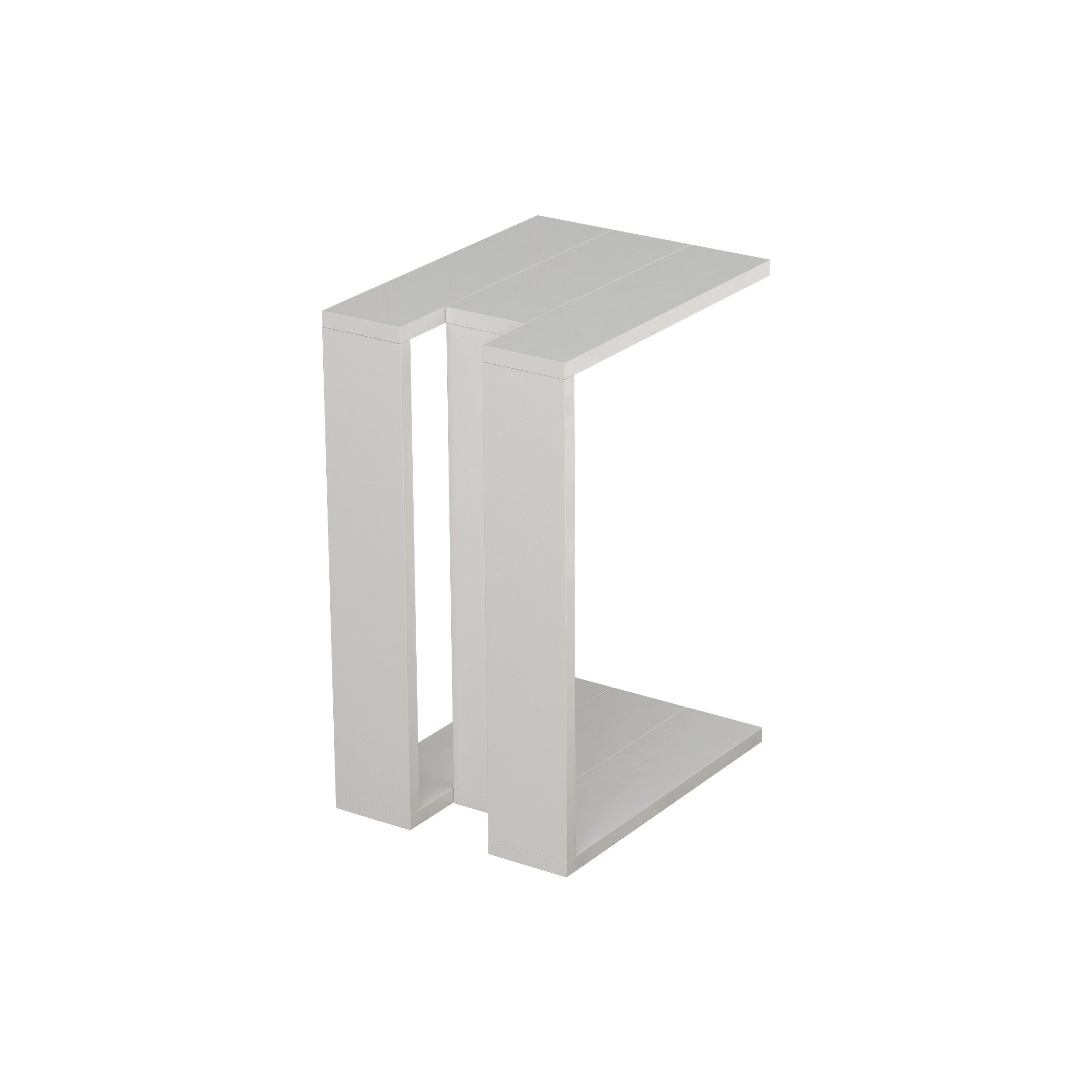 Decortie Beistelltisch Muju, Modern C Form Beistelltisch, 30 x 40 x 57 cm