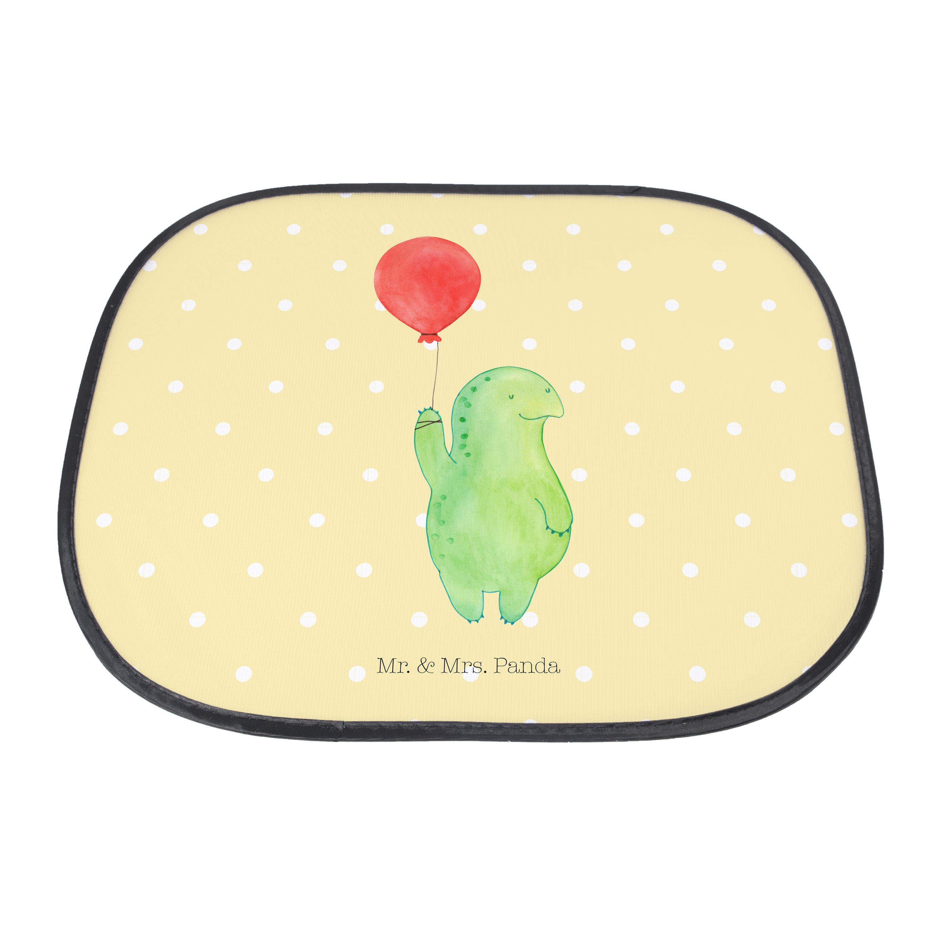 Mrs. Schildkröte Sonnenschutz Geschenk, Pastell Schildkröten, Seidenmatt Panda, - Mr. - Luftballon Sonne, Gelb &