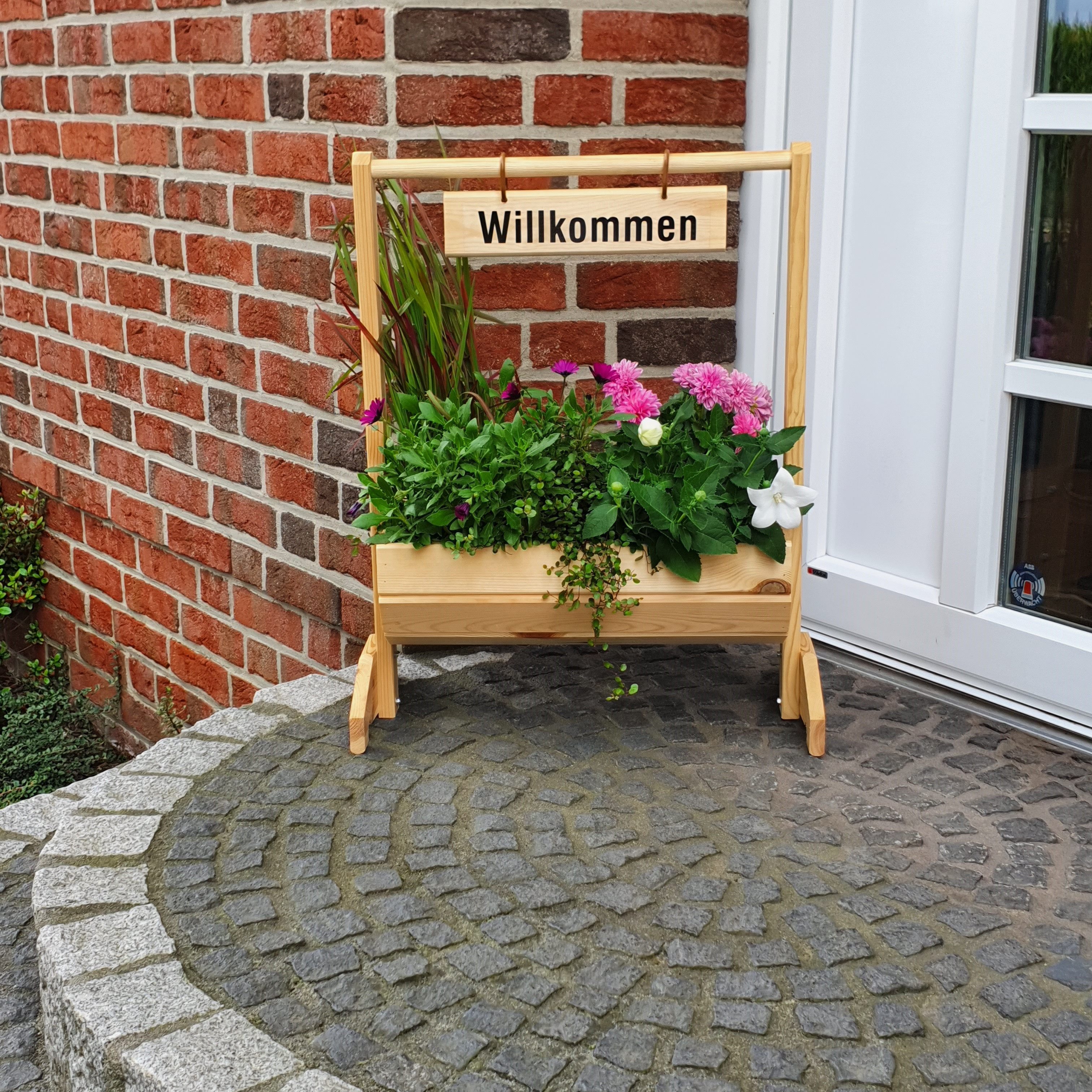 promadino Pflanzkübel Willkommen