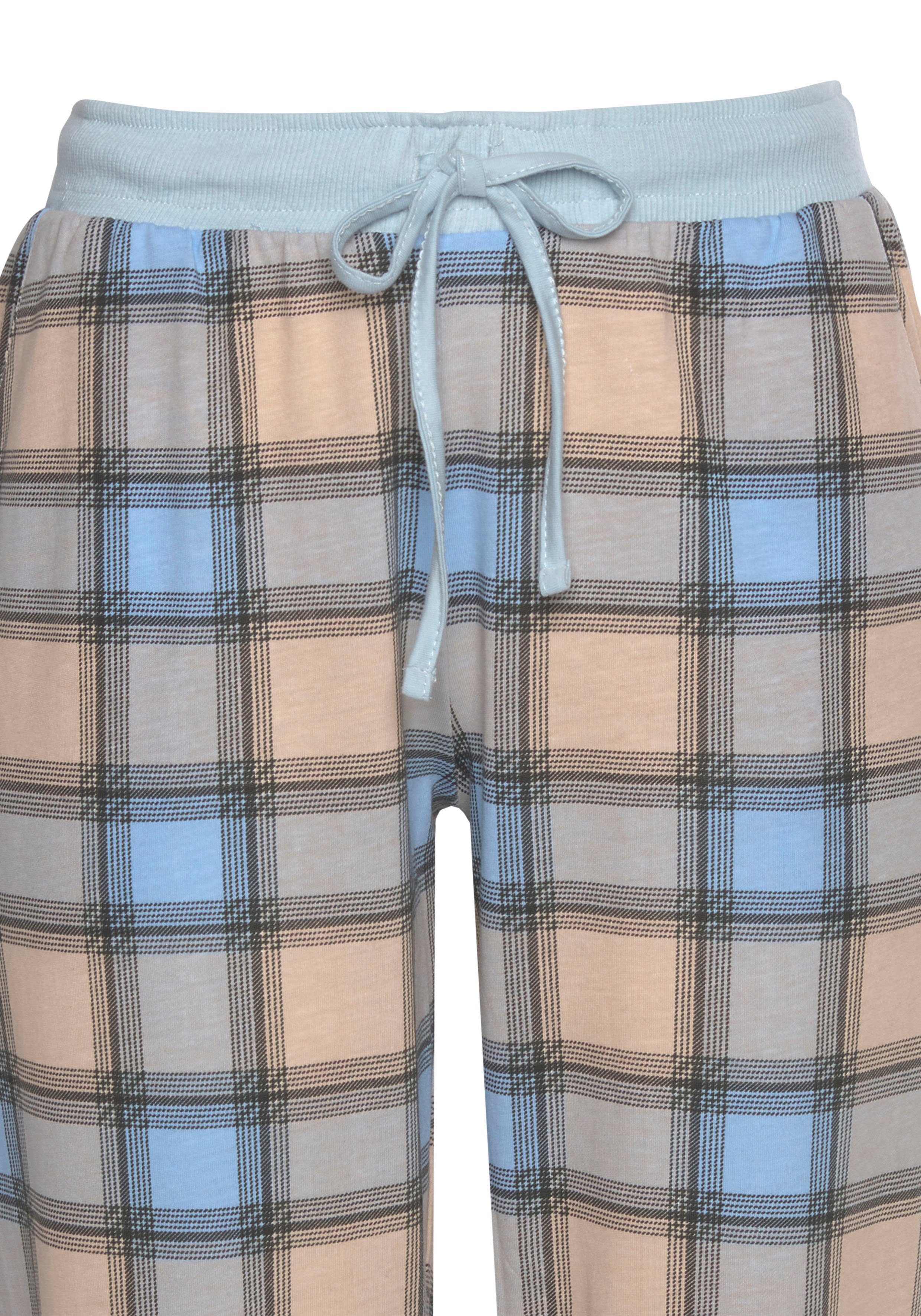 Vivance Dreams by Lascana Pyjama (Packung, 4 tlg., 2 Stück) mit Frontdruck