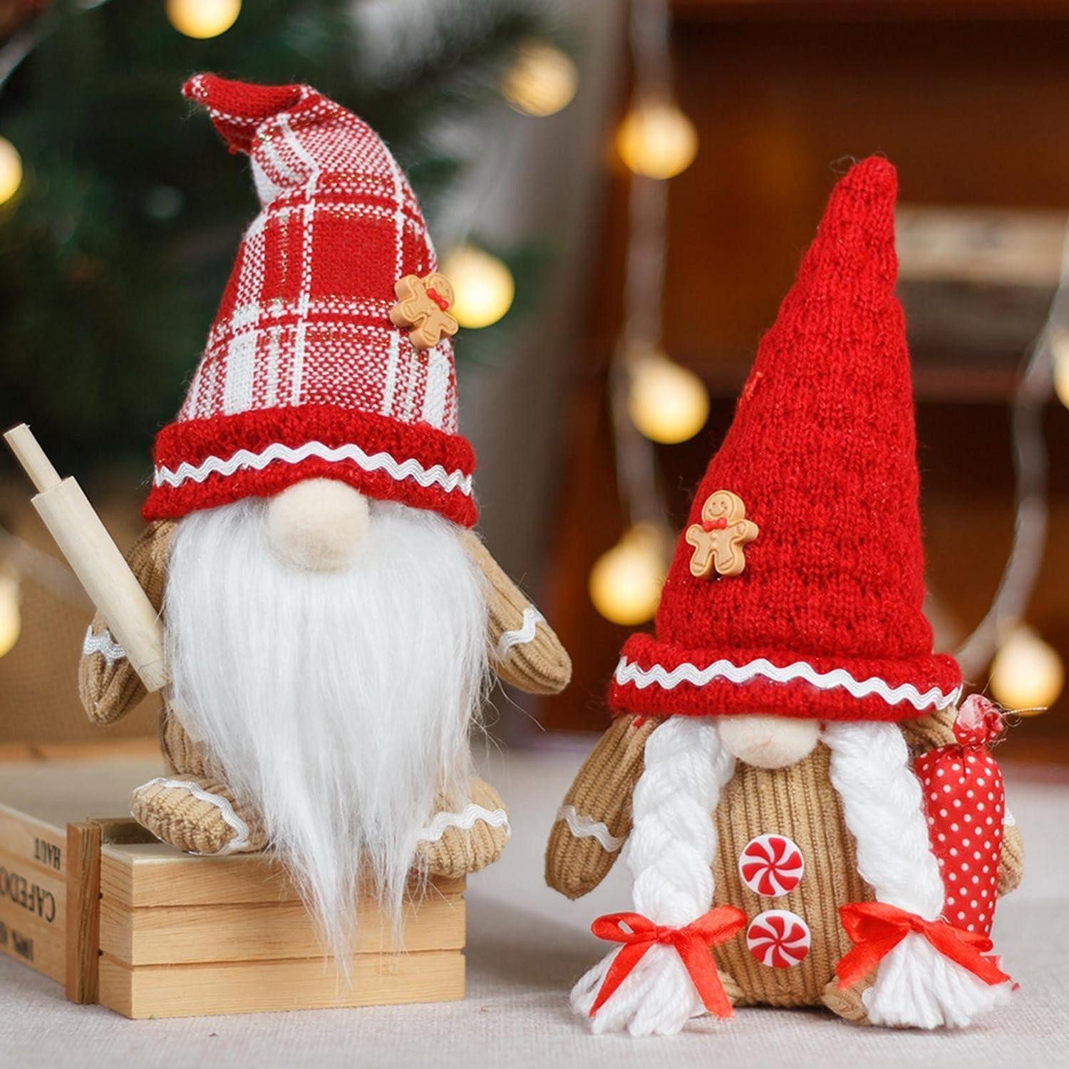 LuxusKollektion Wichtel Weihnachtsdeko Wichtel 2er Set (2 St)