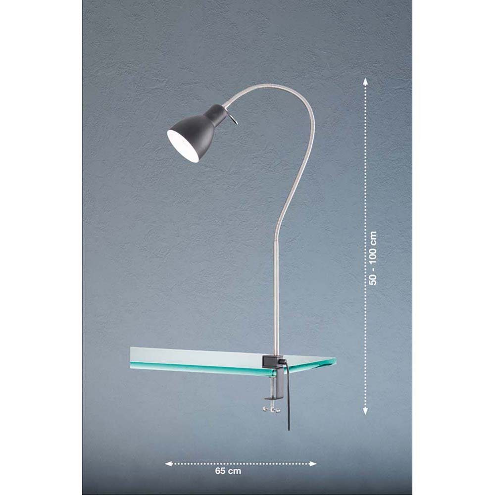 Klemmstrahler Tischleuchte Schreibtischleuchte etc-shop Bettlampe Schreibtischlampe, flexibel