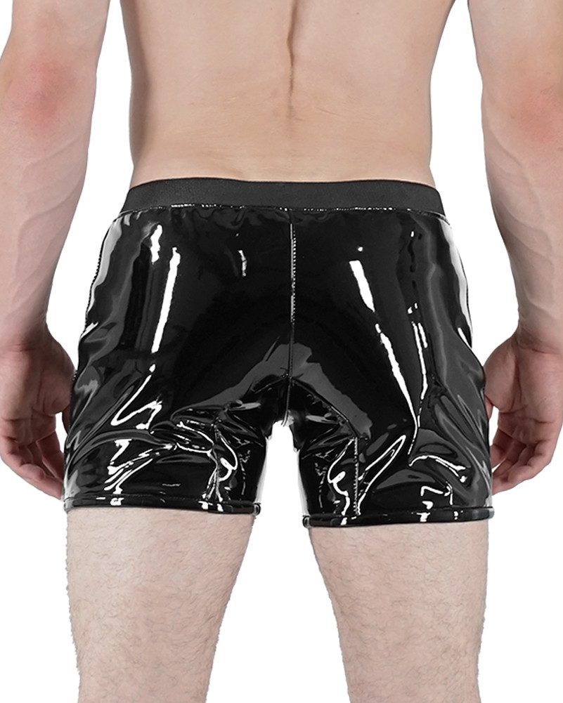 BOCKLE Boxershorts Bockle® Boxer Leder Glanz Boxer Shorts Kunsleder