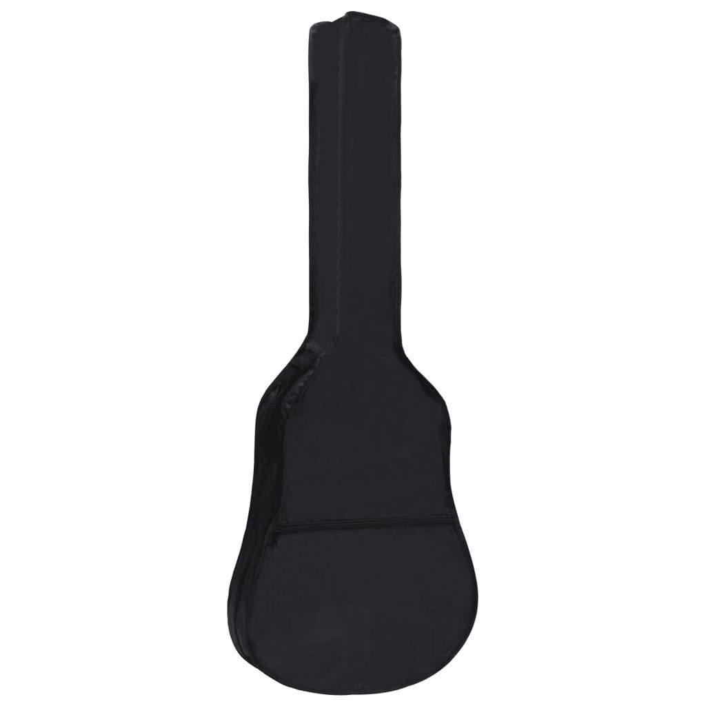 vidaXL Gitarrentasche 3/4 Stoff für Klassikgitarre Schwarz cm Gitarrentasche 94x35