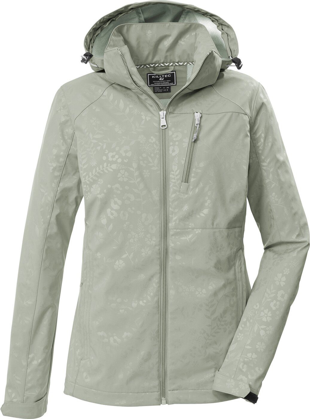 Killtec Funktionsjacke KOS 13 WMN SFTSHLL JCKT EMBOSS helles salbei