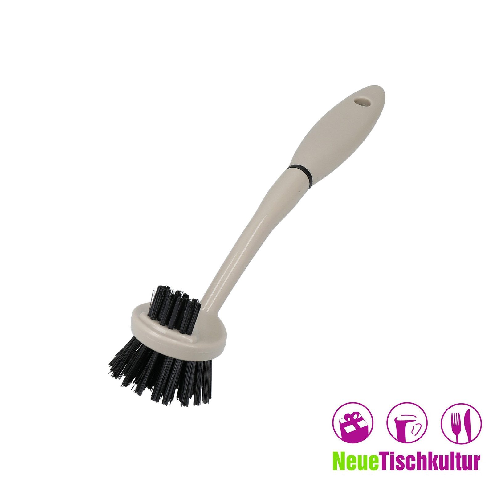 Neuetischkultur Reinigungsbürste Spülbürste kratzfest Natural Elements, (Stück, 1-tlg., 1 Bürste), Flaschenbürste, Spülbürste, Topfkratzer