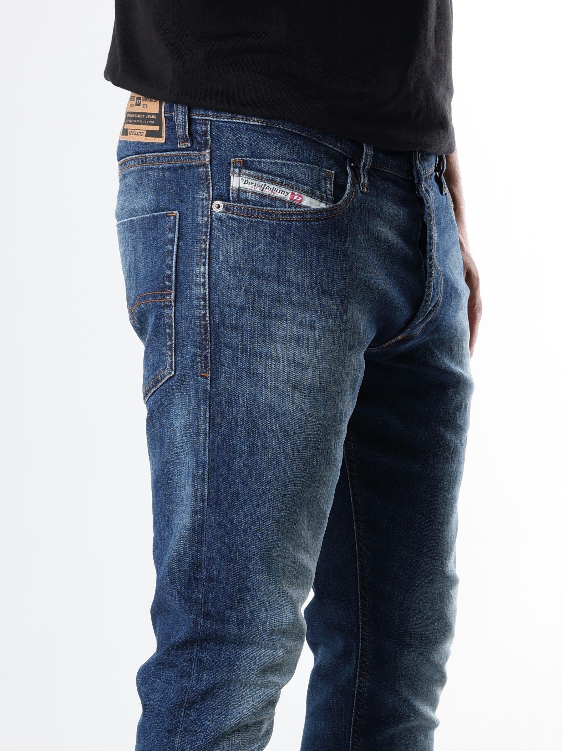 Diesel Skinny-fit-Jeans Slim Röhrenjeans - TEPPHAR-X - Länge:32 niedrige Leibhöhe