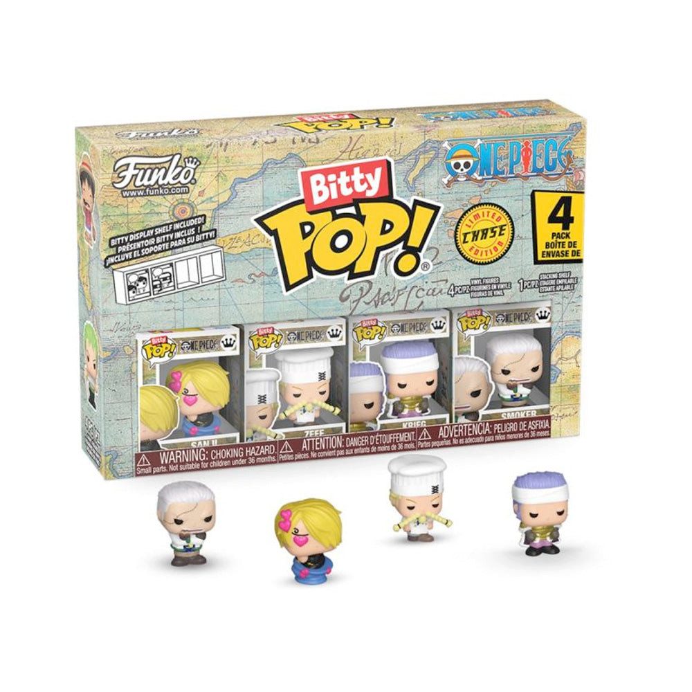 One Piece Actionfigur Funko Bitty POP! One Piece 4er Pack, 3 cm