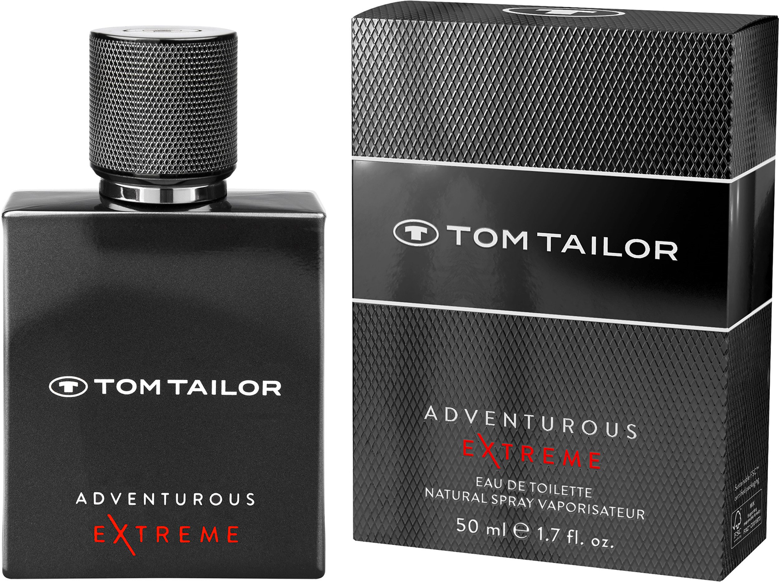 TOM TAILOR Eau de Toilette ADVENTUROUS EXTREME, EdT 50 ml Man