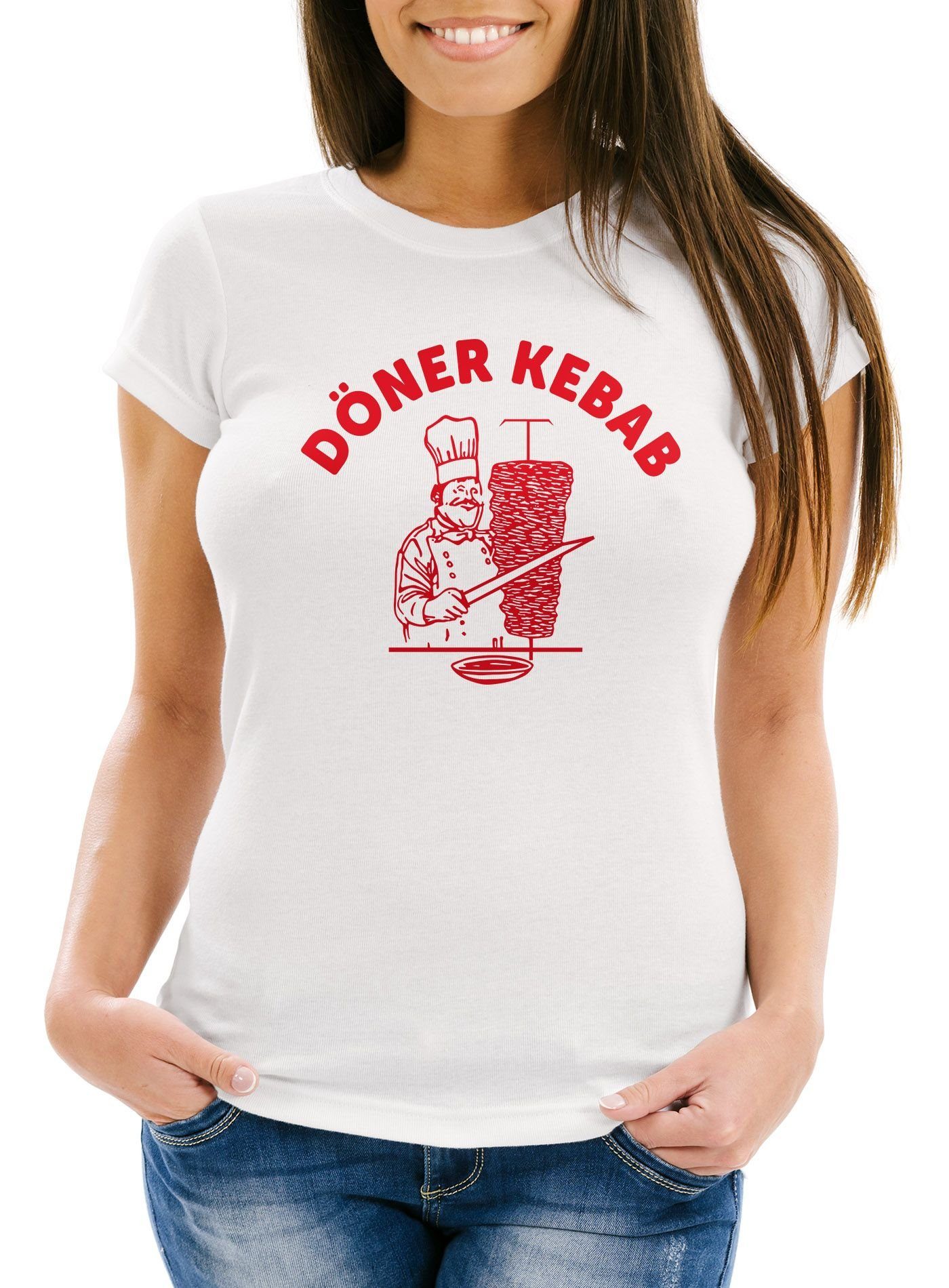 MoonWorks Print-Shirt Döner T-Shirt Damen Kebab günstig online kaufen
