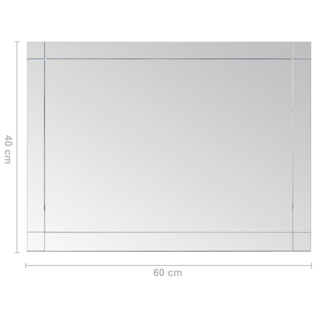 vidaXL Spiegel (1-St) 60x40 Wandspiegel Glas cm