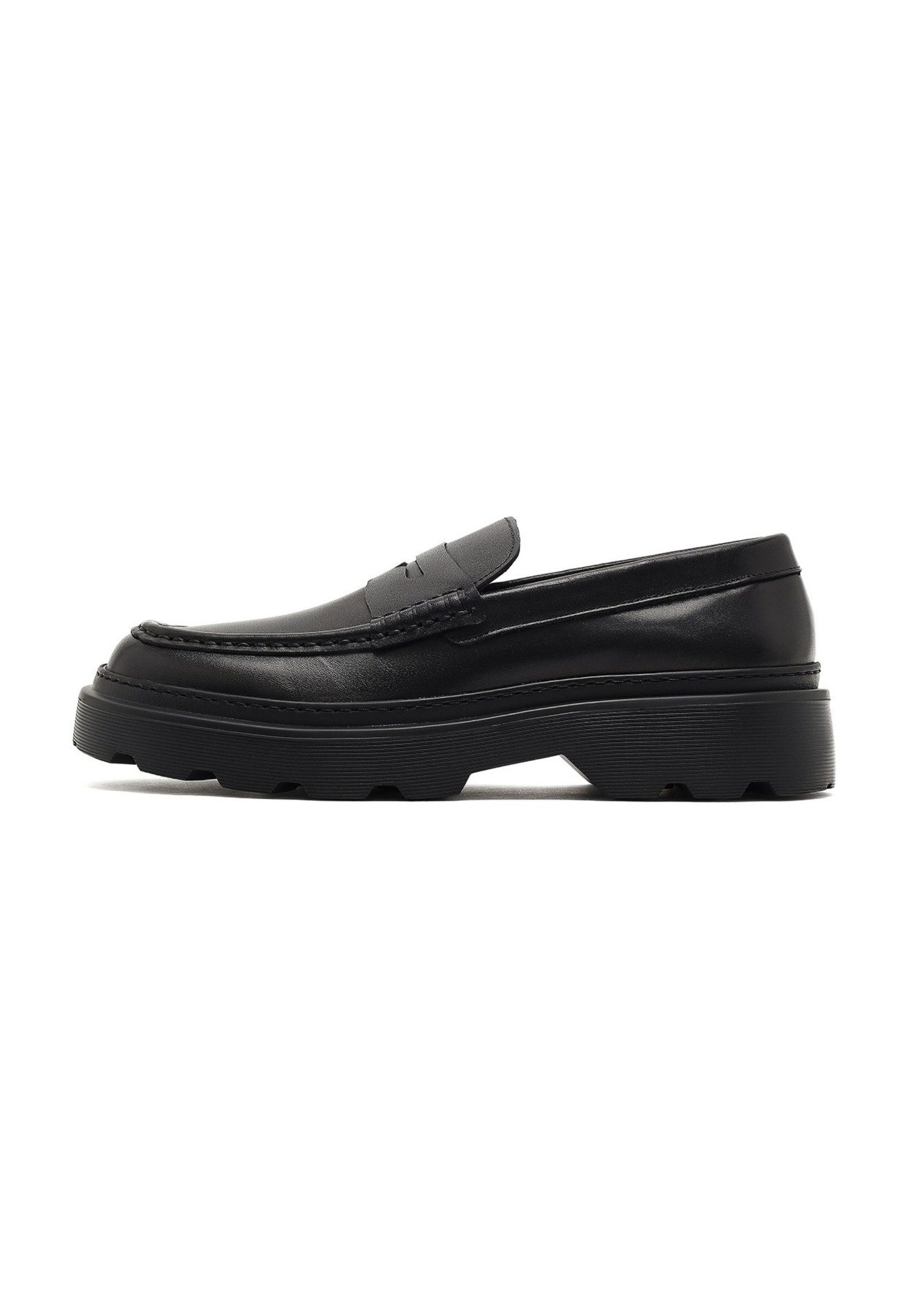 Freizeit-Loafer aus Leder Loafer