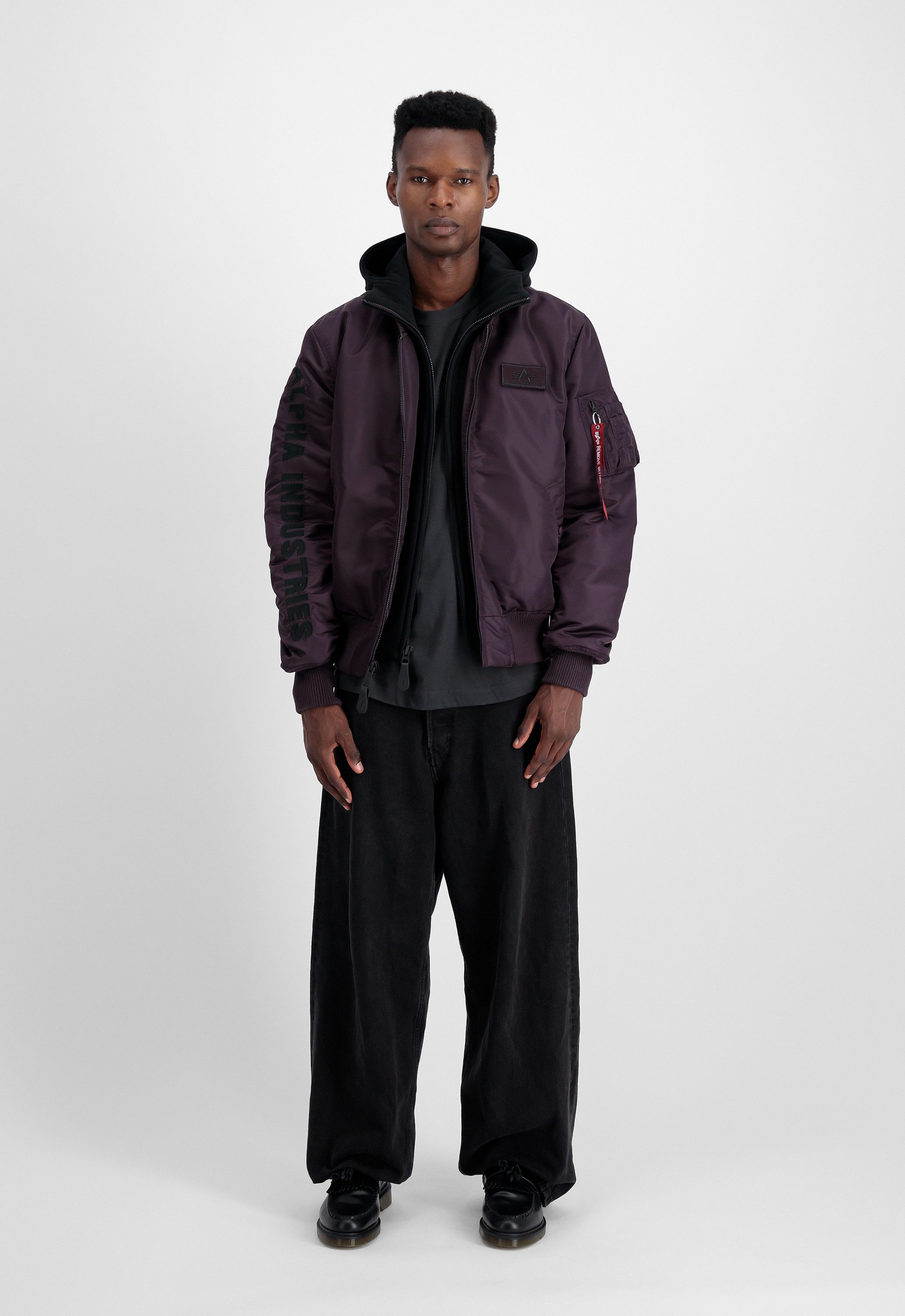 Alpha Industries Bomberjacke MA-1 D-Tec Sleeve Embroidery