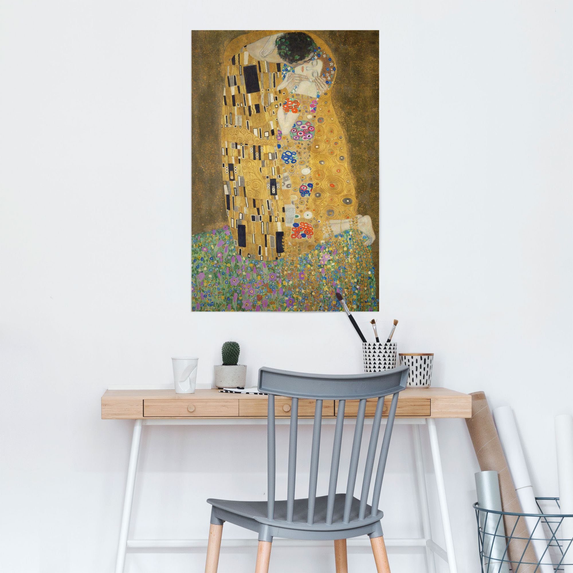 Reinders! Poster Klimt, Gustav Kuss Poster Der Kunst St) (1