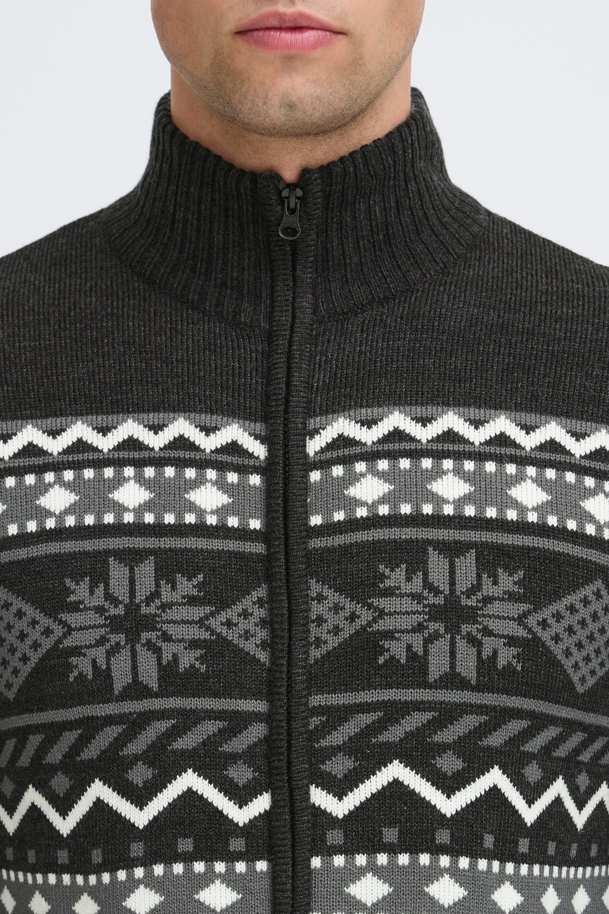 Blend Strickjacke BHNova Stilvolle Strickjacke mit Norweger-Muster