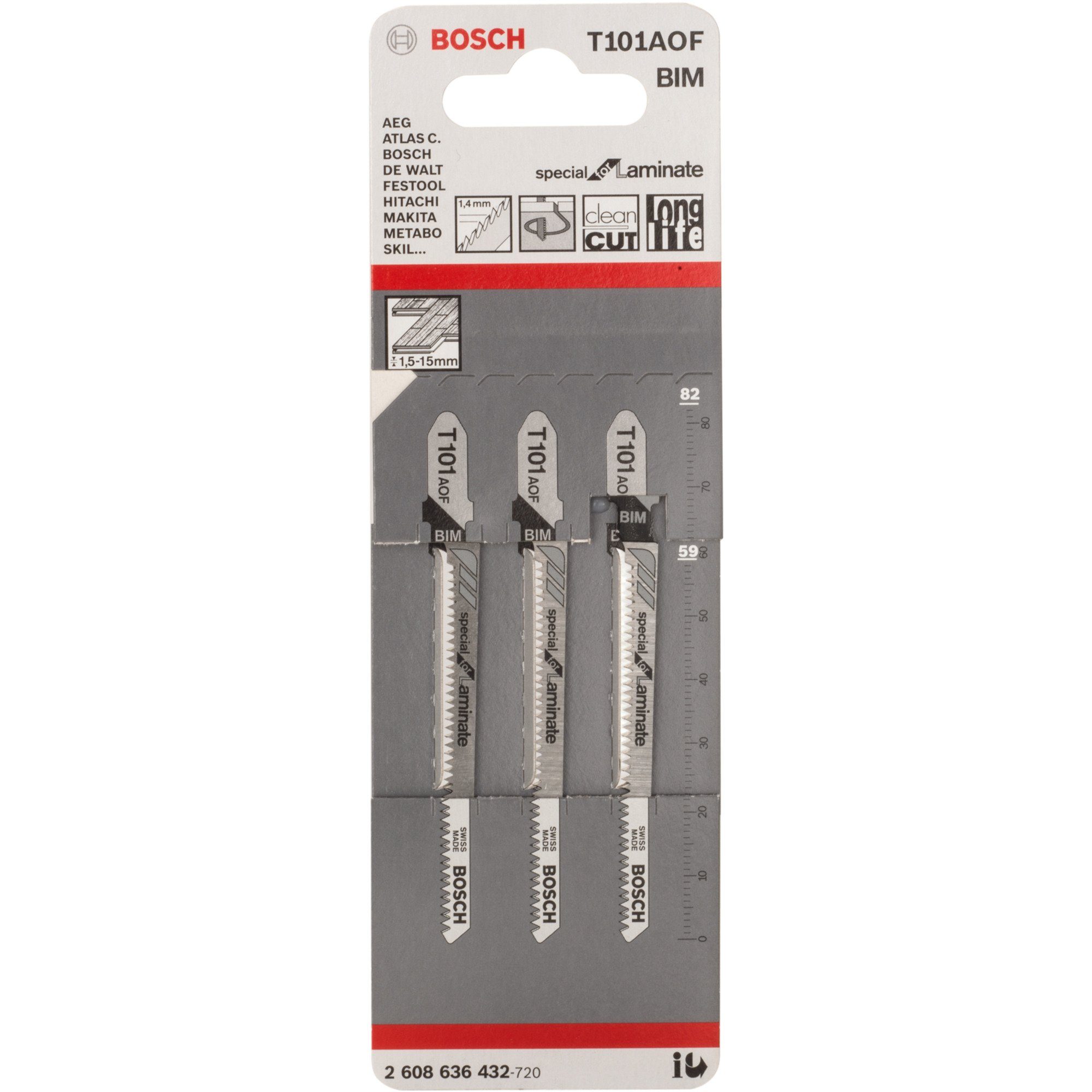 Bosch Professional Sägeblatt Bosch Professional Stichsägeblatt T 101 AOF