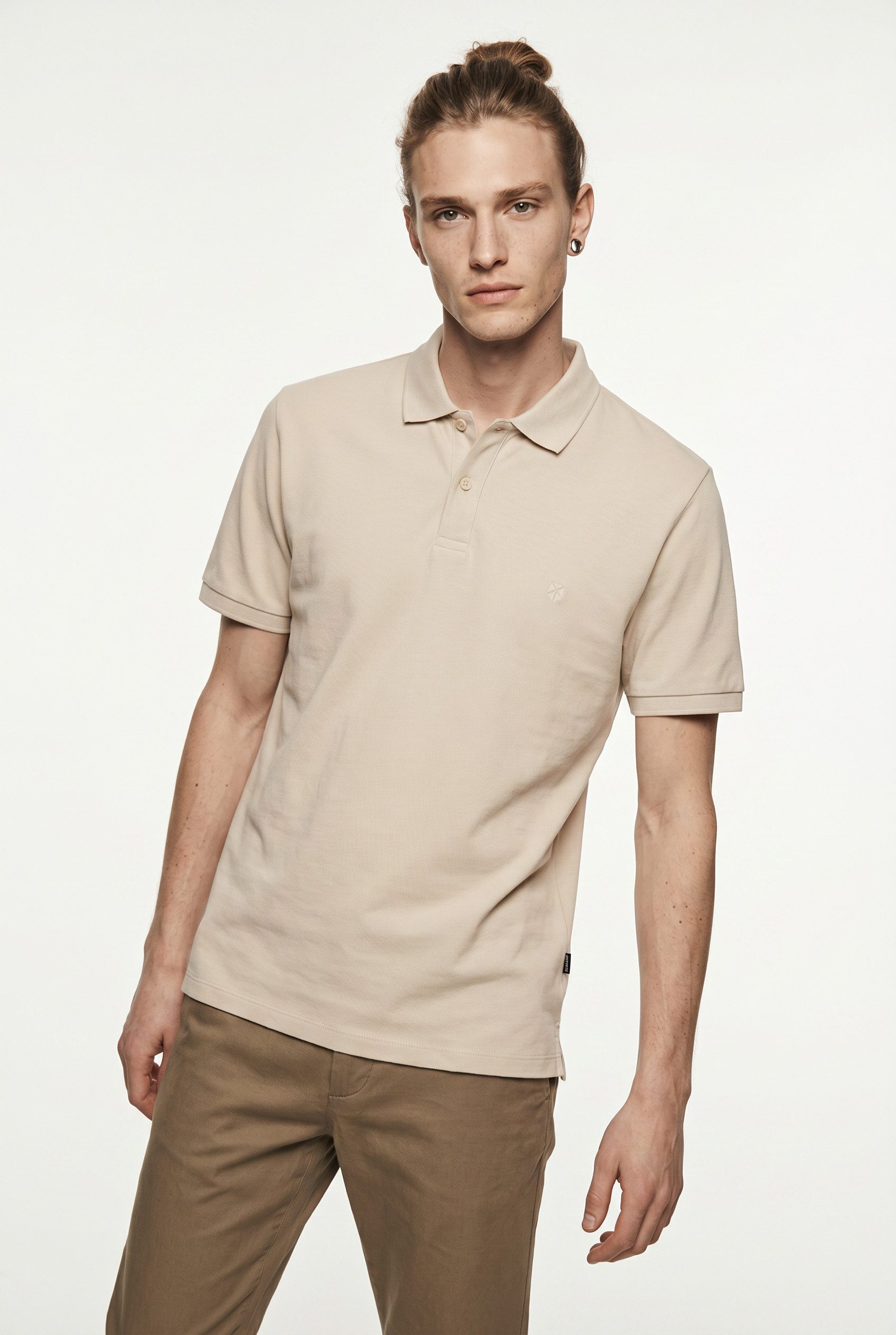 Jack & Jones Poloshirt JPRBLAWESTON SS POLO mit Stickerei