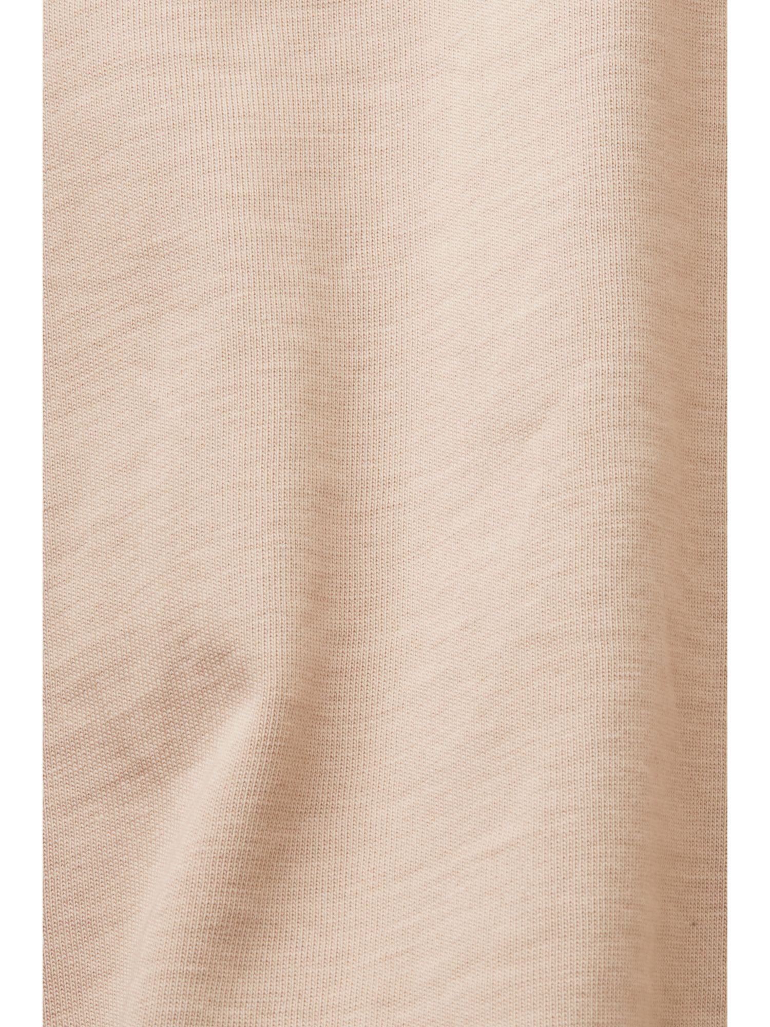 mit DUSTY T-Shirt T-Shirt (1-tlg) Esprit 100% Frontprint, BEIGE Baumwolle