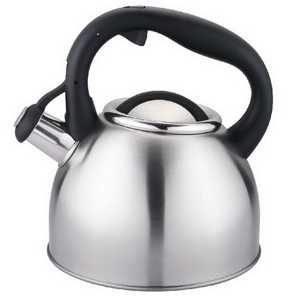 Carl Schmidt Sohn Wasserkessel 2,5 L Wasserkessel BONN Edelstahl, Ergonomisch geformter Cool-Touch-Griff