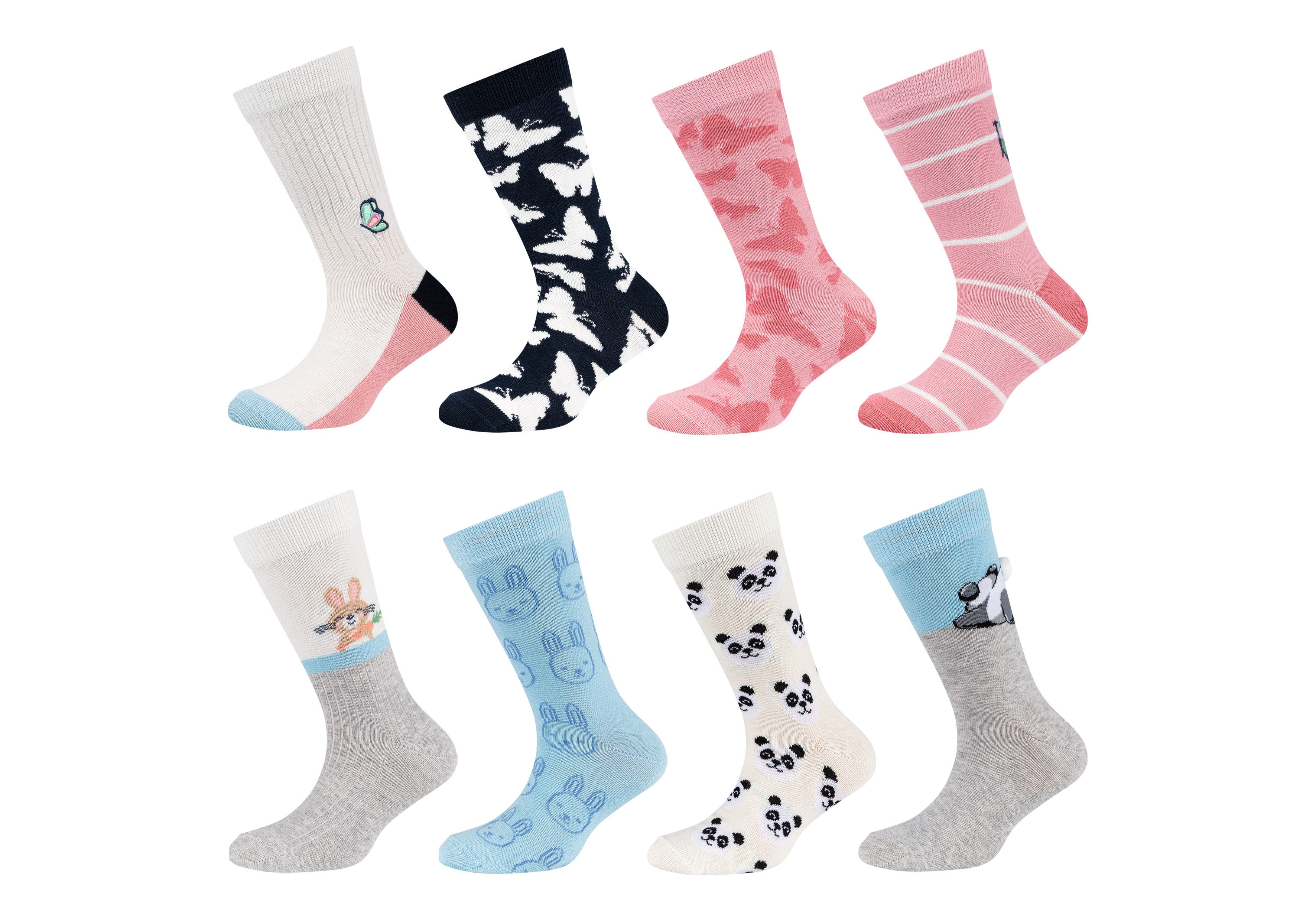 CAMANO Camano Socken (8 Paar) verschiedene Designs, Mutlipack
