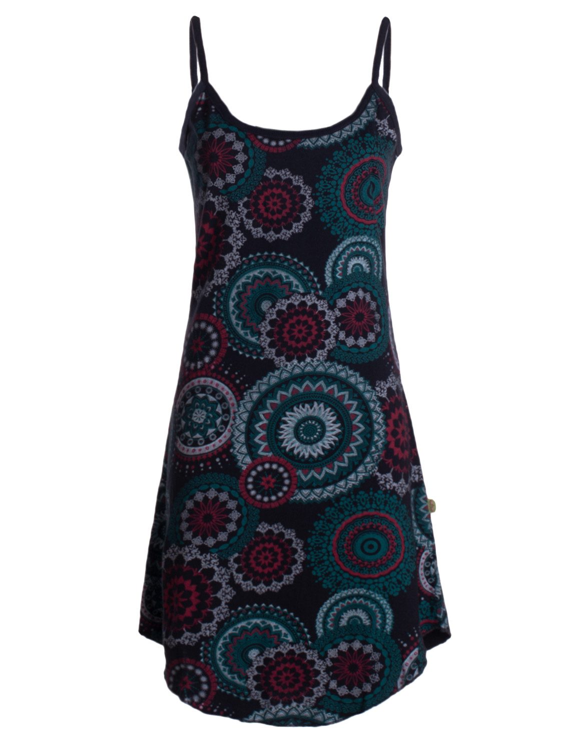 Vishes Minikleid Damen Sommer-Kleider Jersey-Kleid Mini-Kleid Spagettiträge günstig online kaufen