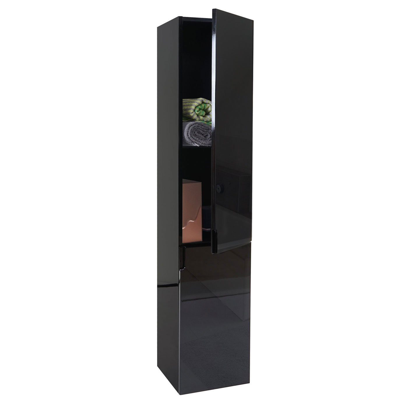 MCW Hängeschrank MCW-B19-H Hochglanz-Optik, Hochglanz-Optik