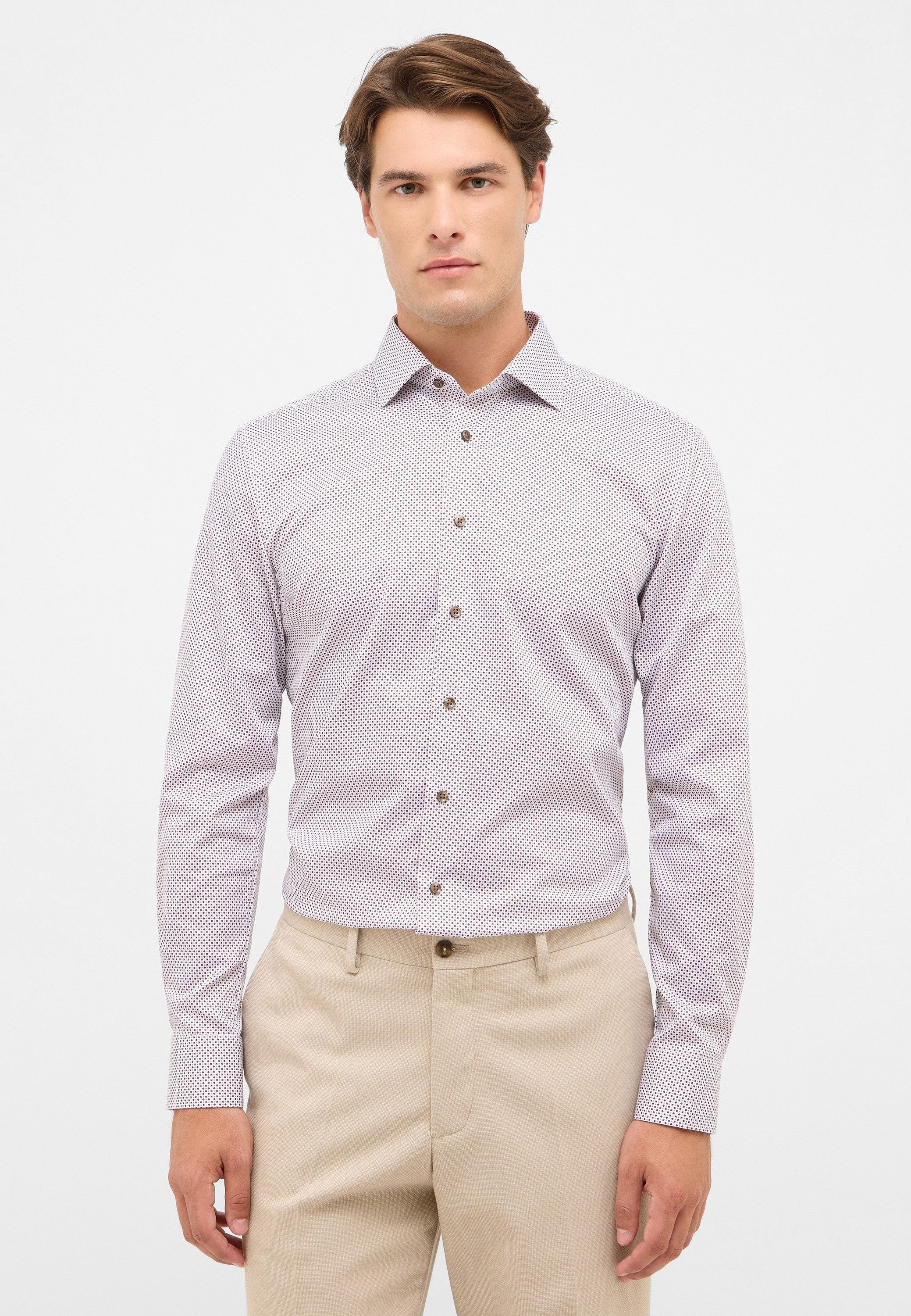 Eterna Langarmhemd SLIM FIT NON IRON (bügelfrei)