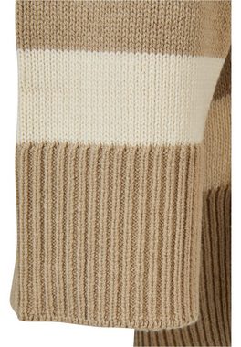 URBAN CLASSICS Rundhalspullover Urban Classics Damen Ladies Striped Knit Crew Sweater (1-tlg)