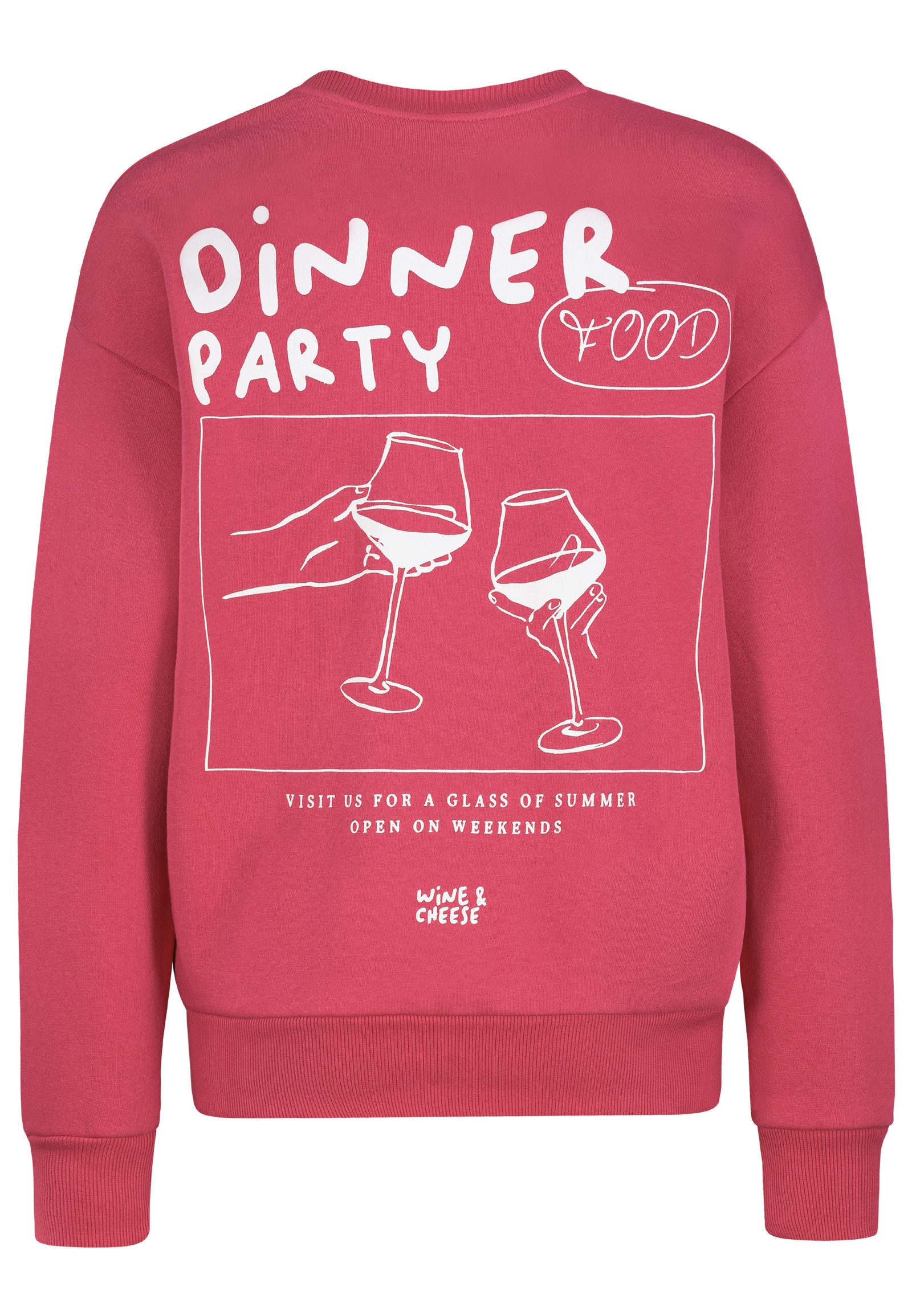 SUBLEVEL Longpullover mit Schriftzug Dolce Far Niente Summer Sweat günstig online kaufen