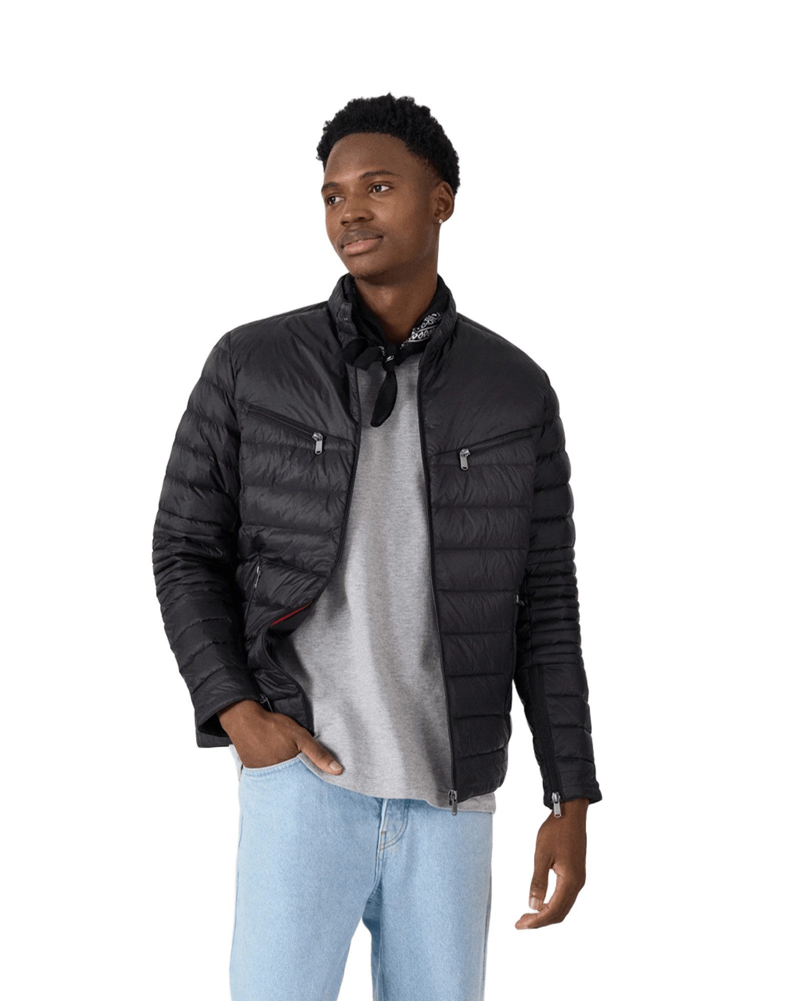 JOTT Steppjacke DAVID Daunenjacke im Bikerstil günstig online kaufen