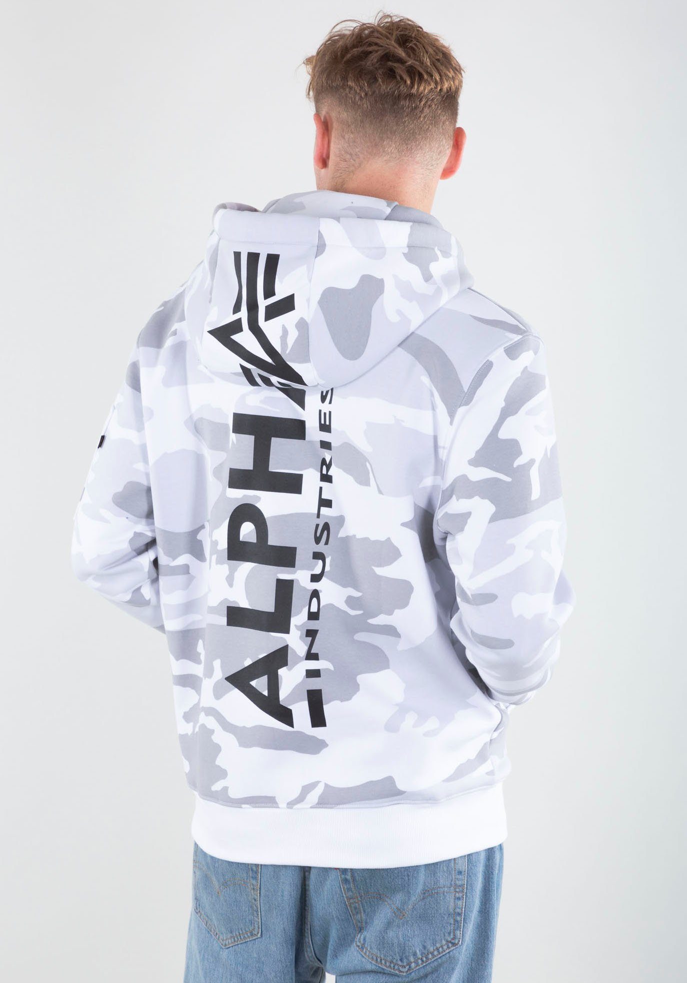 Alpha Industries Kapuzensweatshirt BACK PRINT HOODY günstig online kaufen