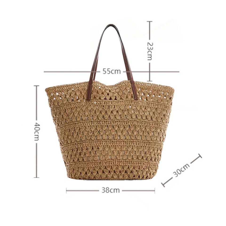 Coonoor Strandtasche mit reißverschluss, Große Strandtasche für Damen, Umhä günstig online kaufen