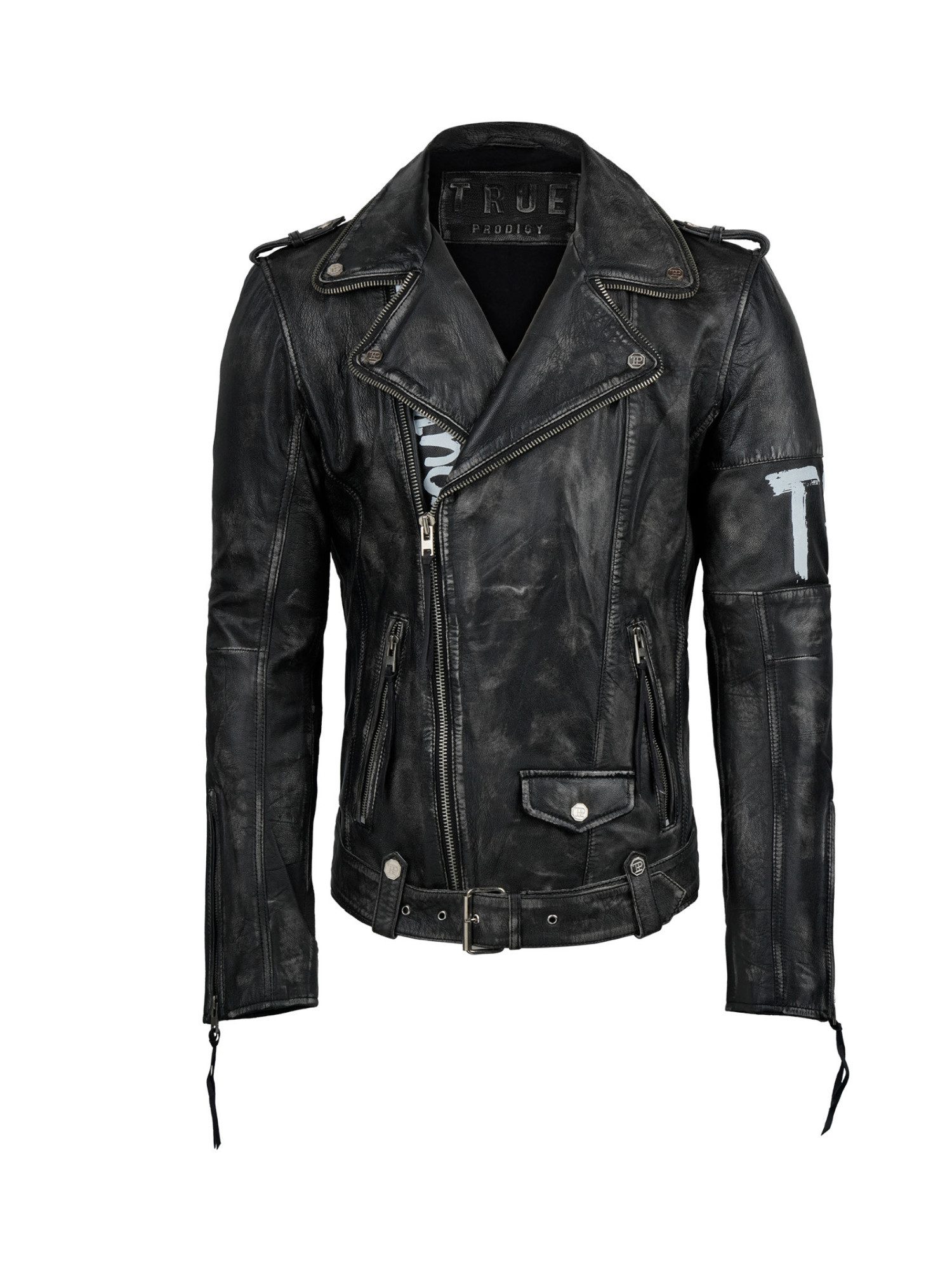 trueprodigy Lederjacke Russell mit Vintage Optik, günstig online kaufen