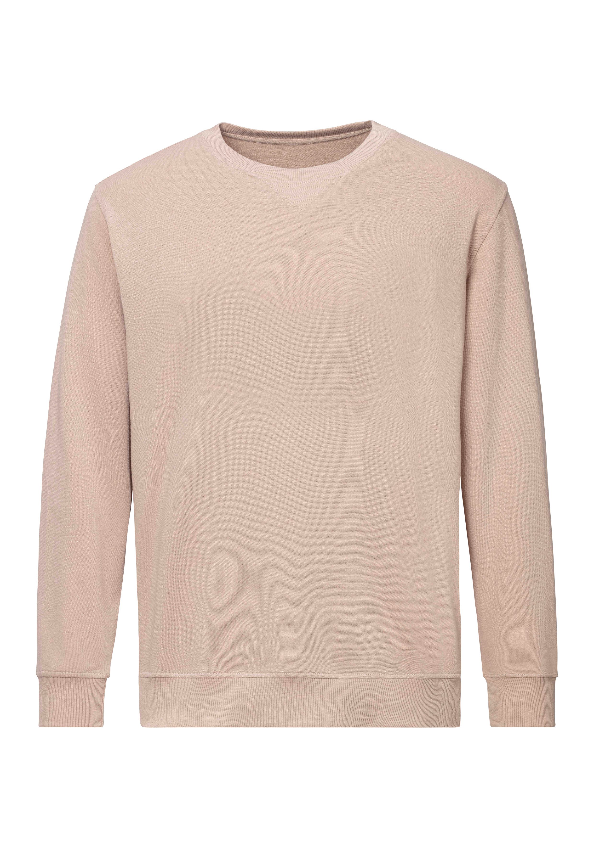 KangaROOS Sweatshirt "mit coolem Rippeinsatz am Ausschnitt vorn" günstig online kaufen