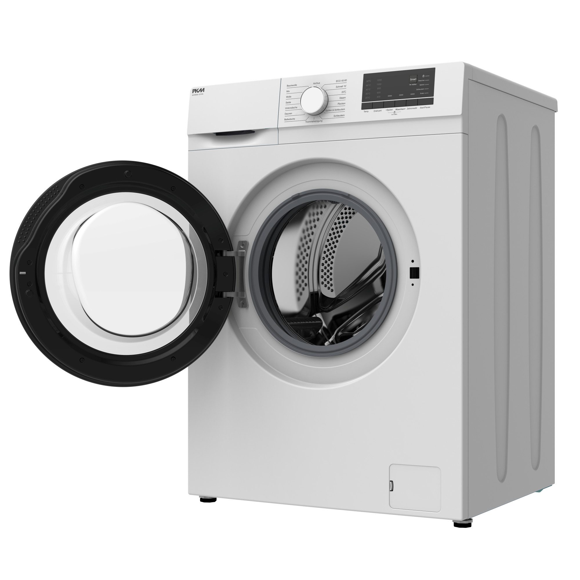 PKM Waschmaschine Energieeffiziente Trommelwaschmaschine KHWA6-1512A, 6 kg, 1200 U/min, Energieeffizienter & kompakter Frontlader