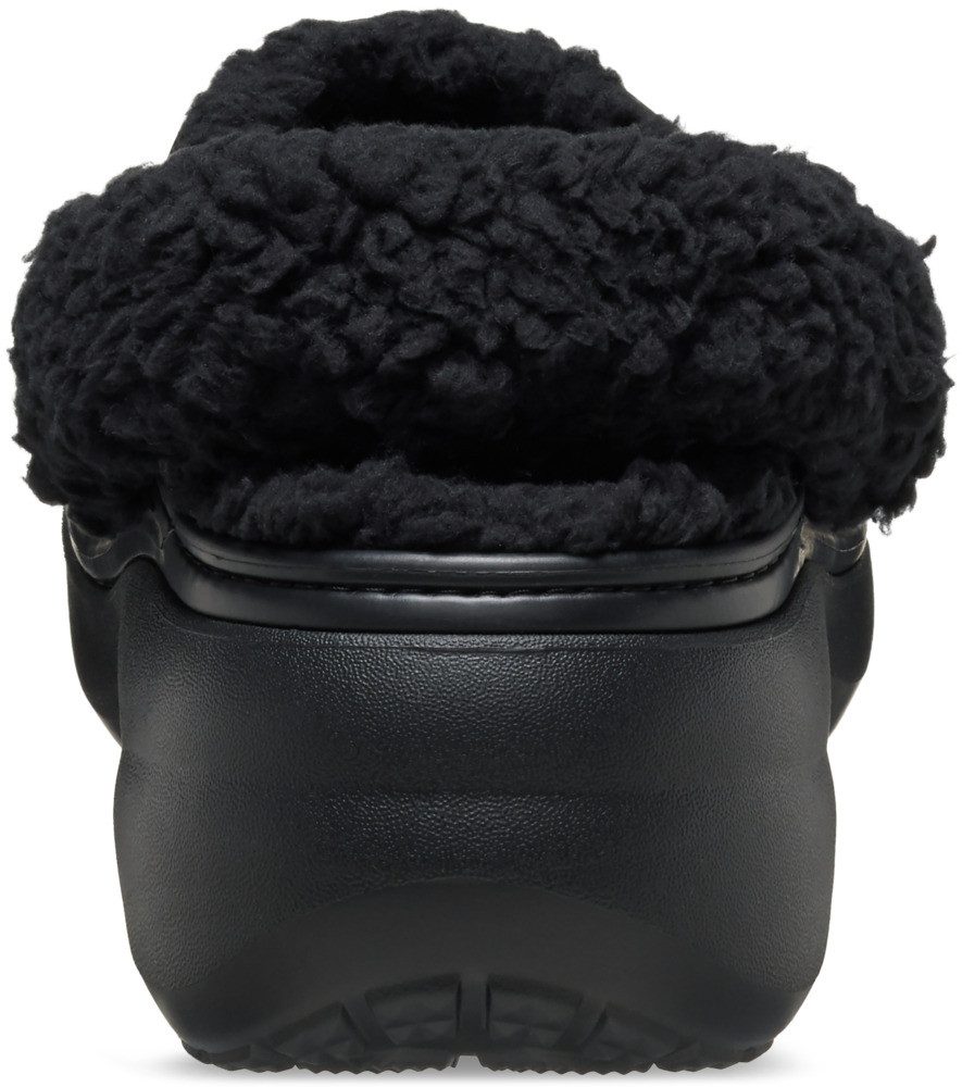 Crocs Lined Fuzz Strap Clog Schlupfschuh, Hausschuh mit rutschhemmender Laufsohle