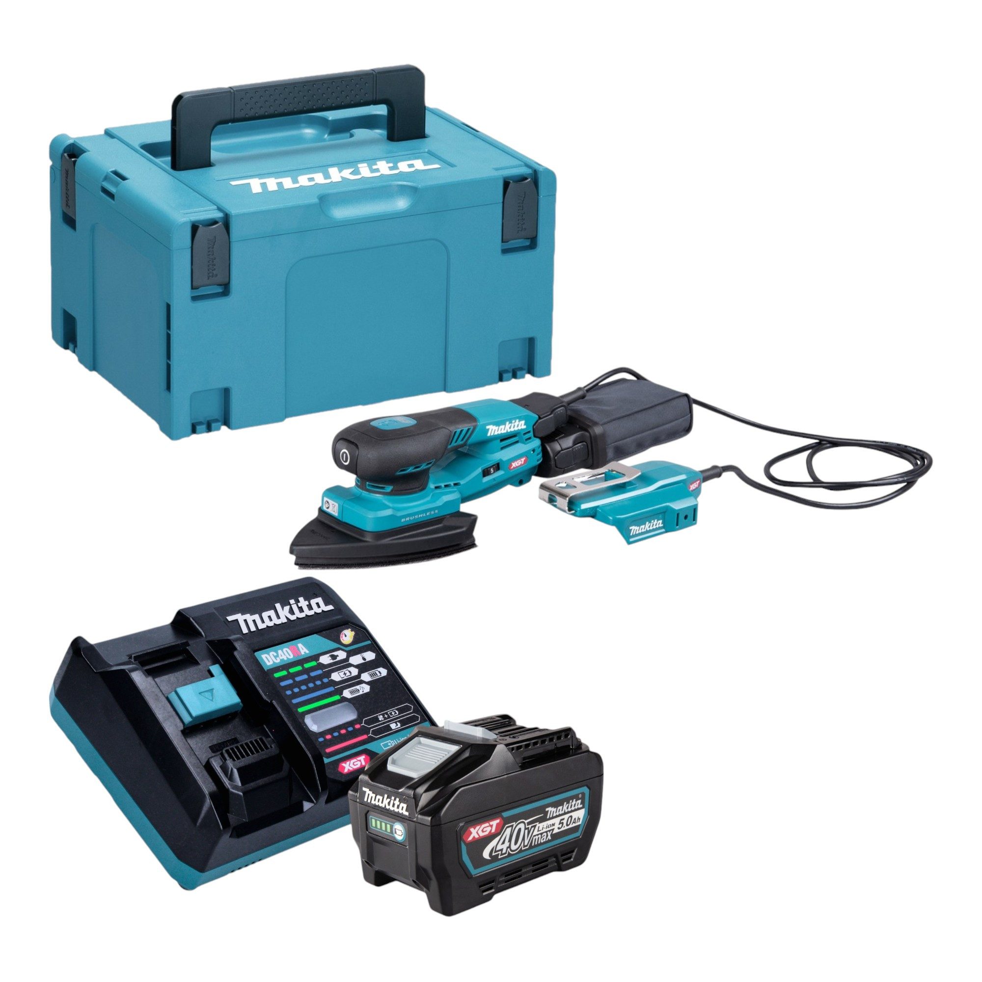Makita Deltaschleifer BO 006 CGT101 Akku 40 V max. 100 x 150 mm 3,0 mm Hub Brushless